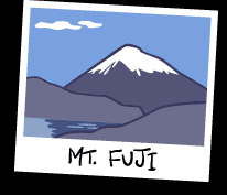 Snow-capped Mt. Fuji