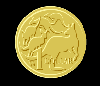 Australian dollar coin